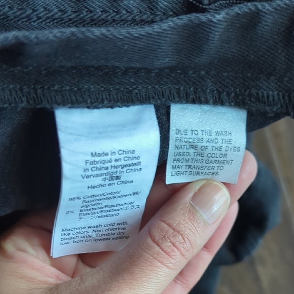 Madewell Black Jeans Overalls Size M - Picture 12 of 12